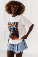 T-Shirt Bubbles – weiß