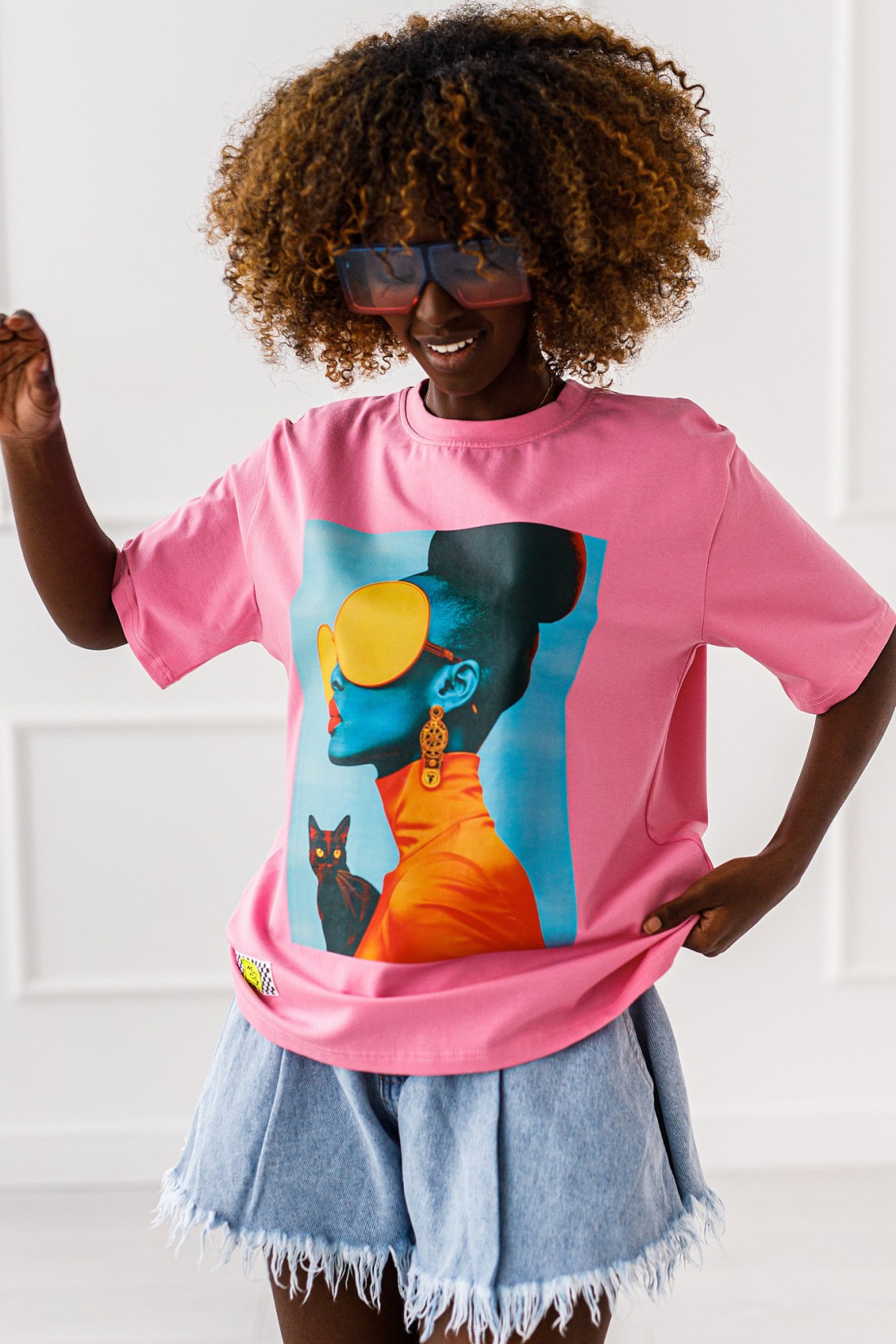 T - shirt Polly - różowy