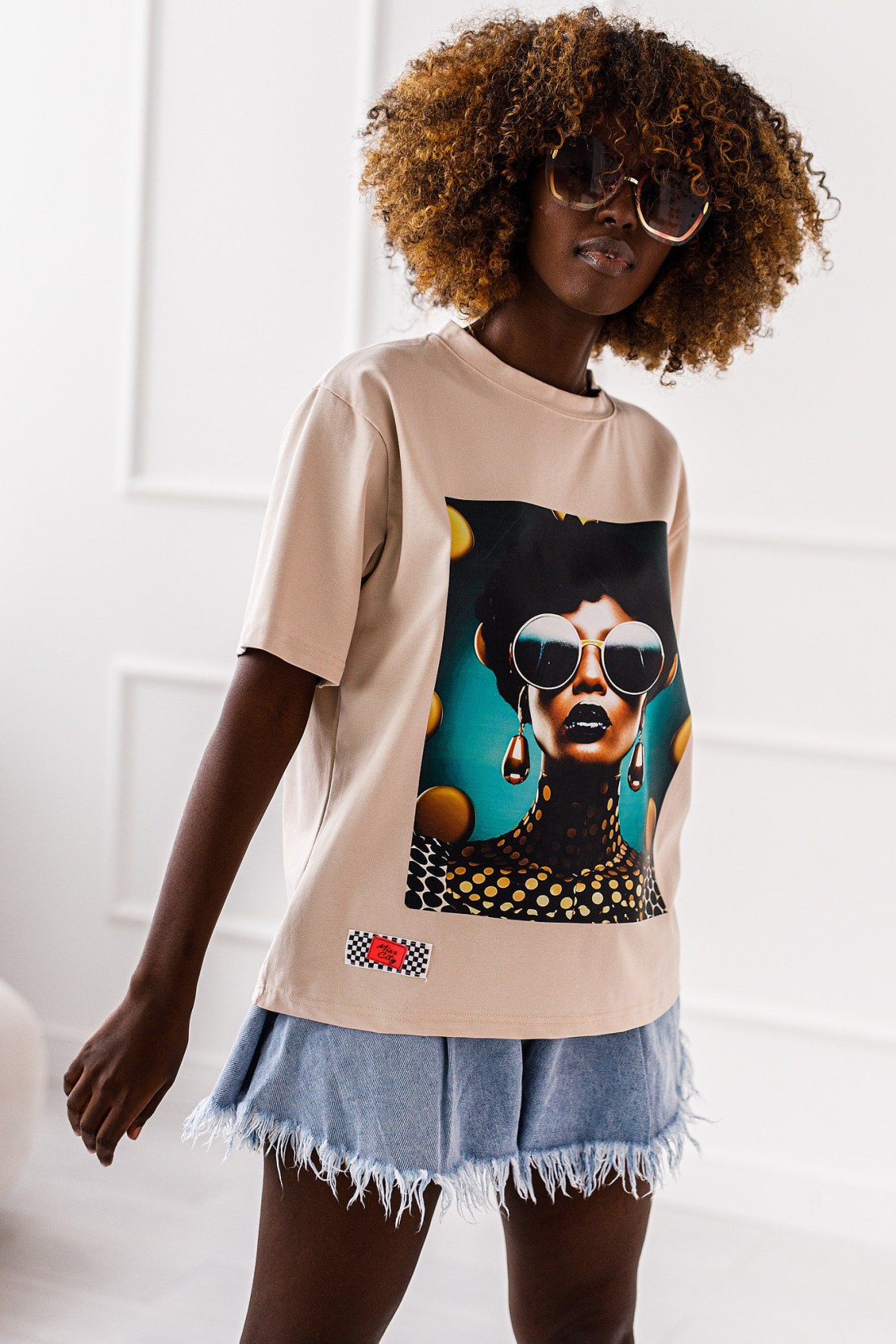 T - shirt Madam - lilac