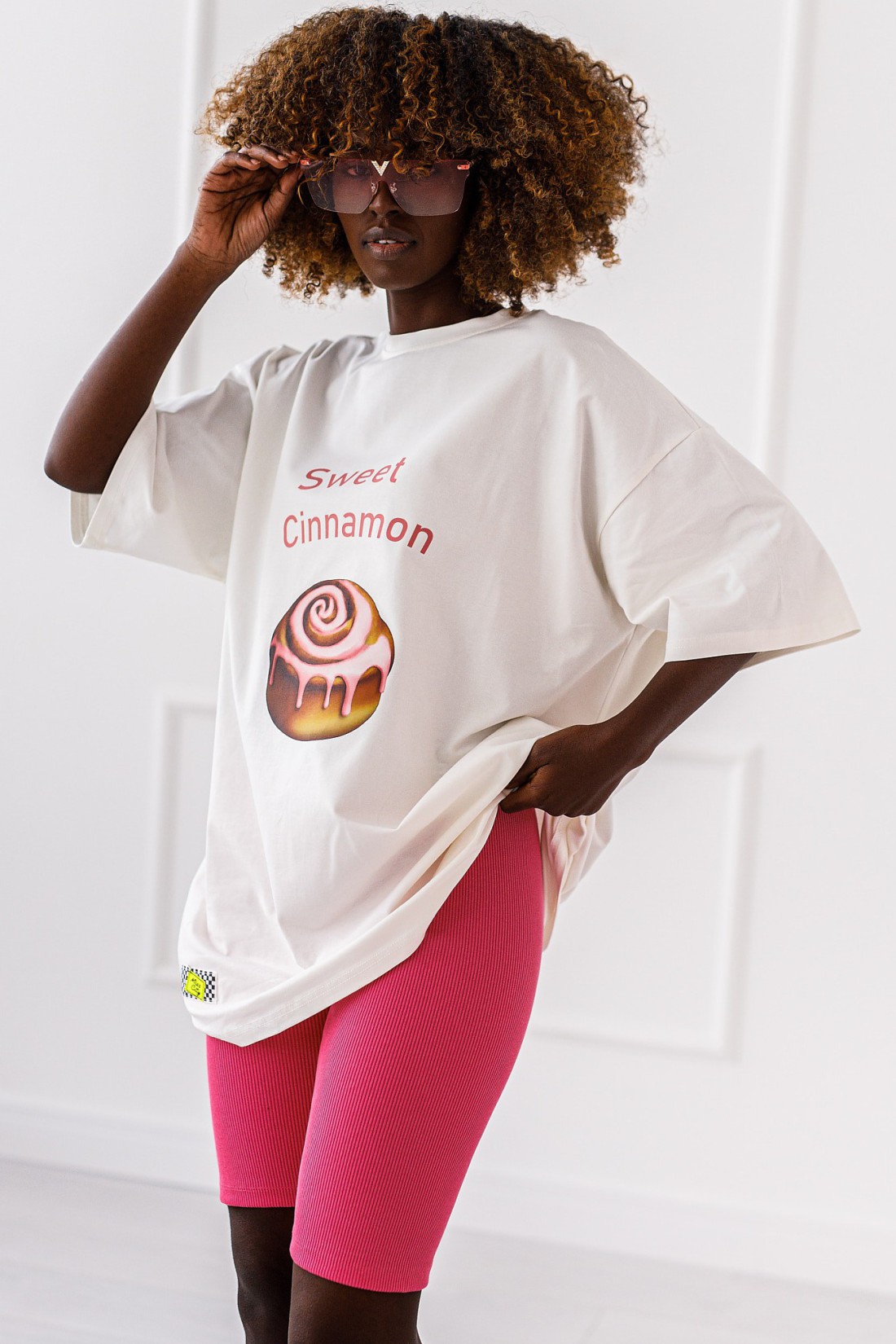 T - shirt sweet - biały