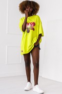 T - shirt Lily - lime green