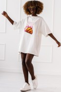 T-Shirt Croissant – weiß