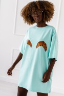 T - shirt Nice - miętowy