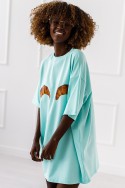 T - shirt Nice - miętowy