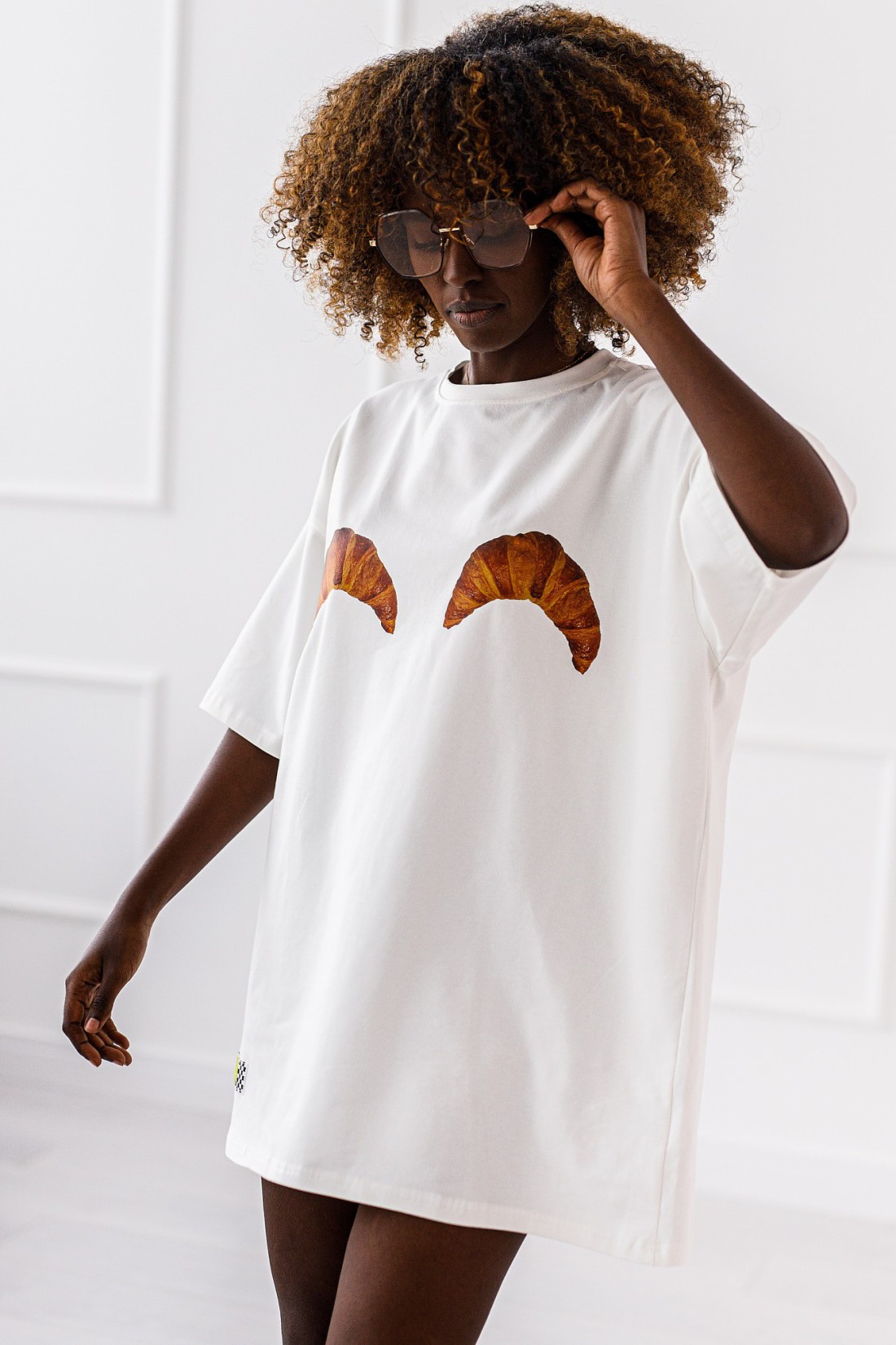 T-Shirt Nice – weiß