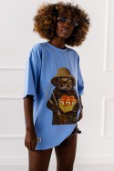T - shirt Nigiri - niebieski