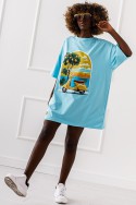 T - shirt Sicilian Dreams - błękitny