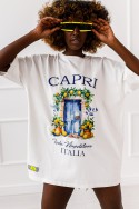 T - shirt Capri Vibes - biały