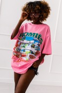 T - shirt La Buena Vida - różowy