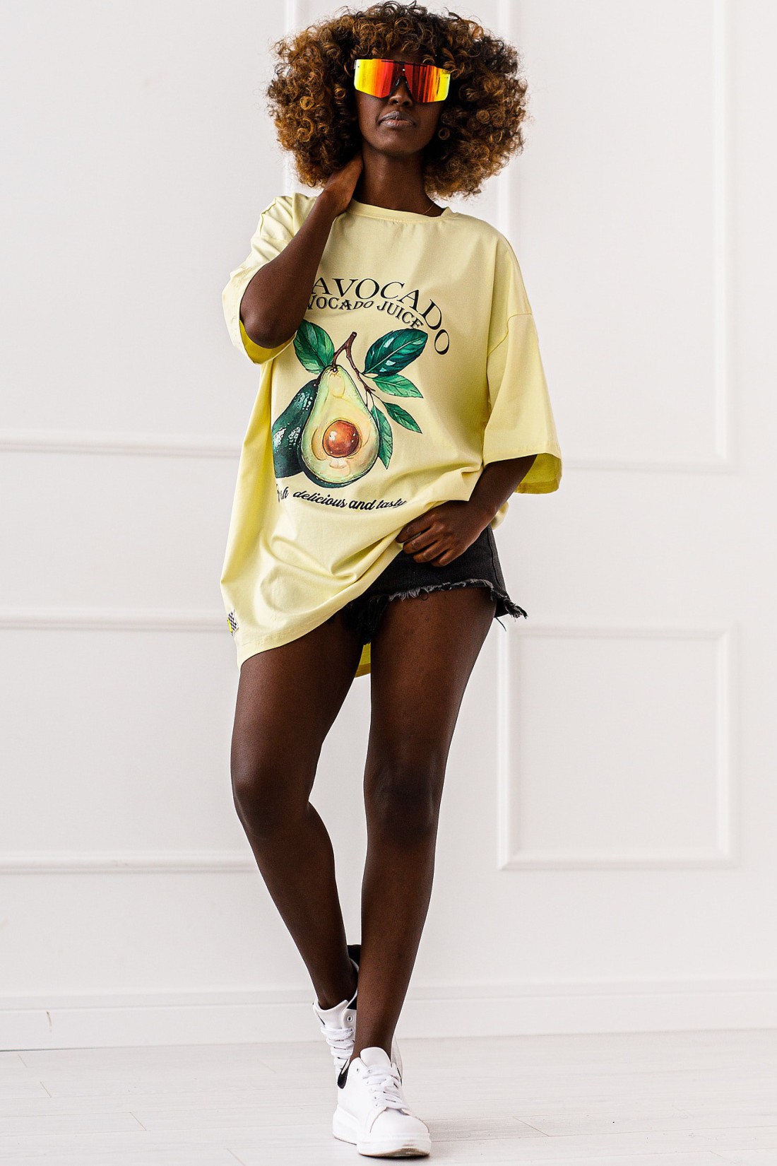T - shirt Avocado Postcard - cytrynowy