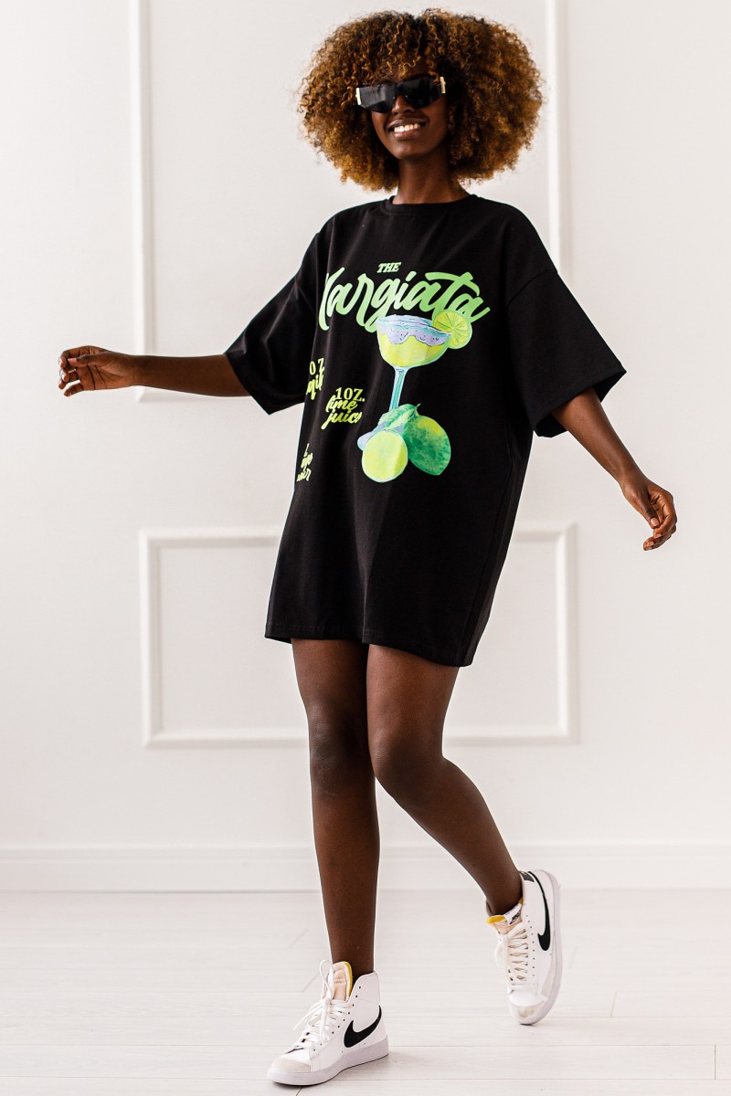 T - shirt The Margarita Club - czarny