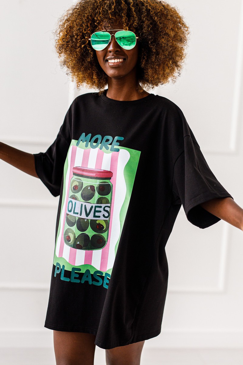 T - shirt Olives - czarny