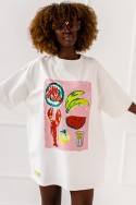 T - shirt Sweet - biały