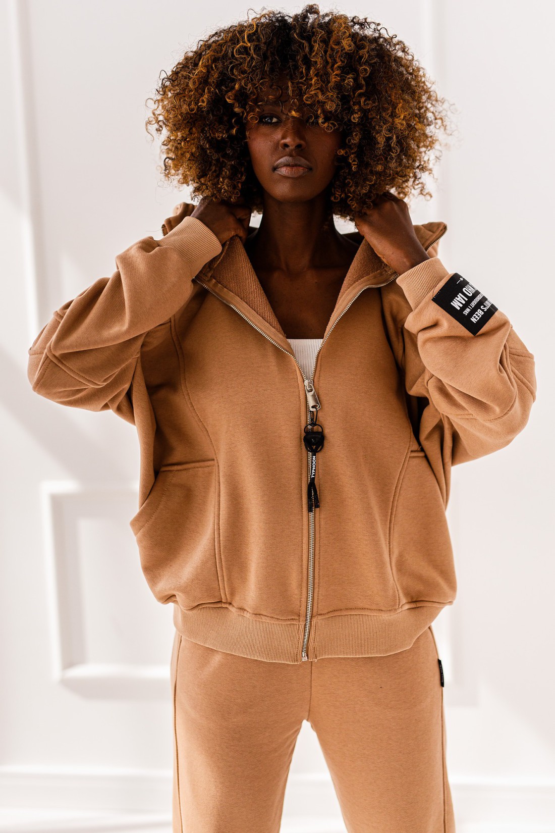 Bluza Elisa - camelowa