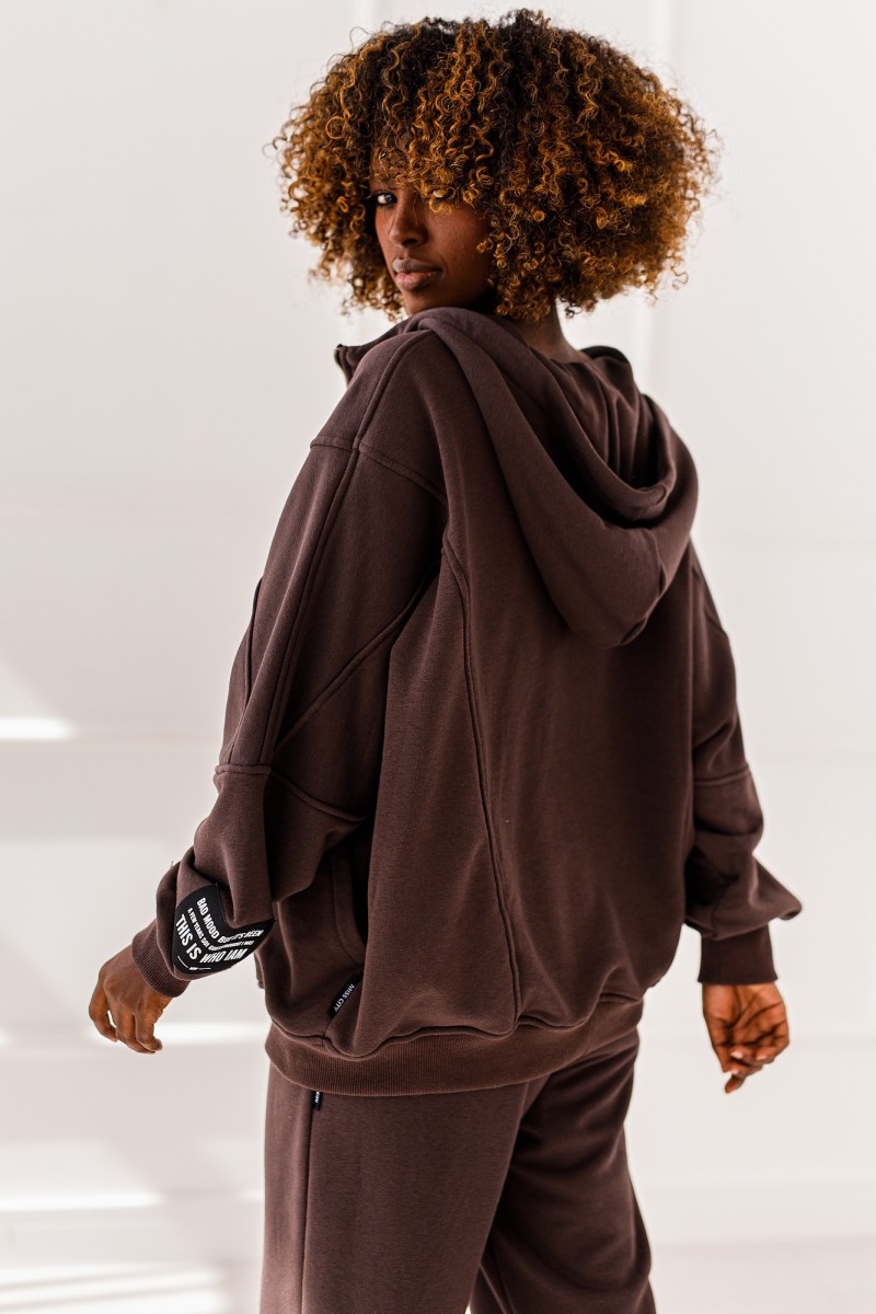 Bluza Elisa - czekoladowa