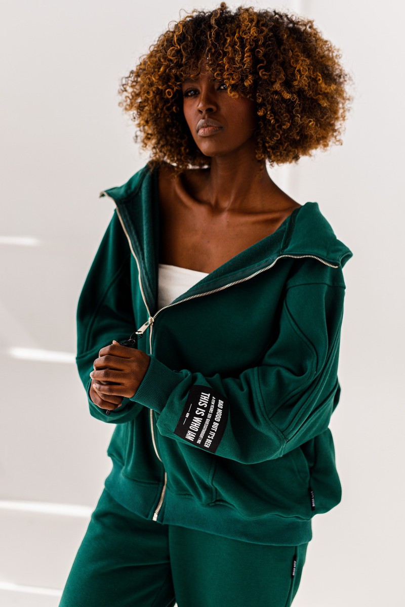 Bluza Elisa - butelkowa zieleń