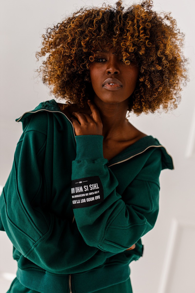 Bluza Elisa - butelkowa zieleń