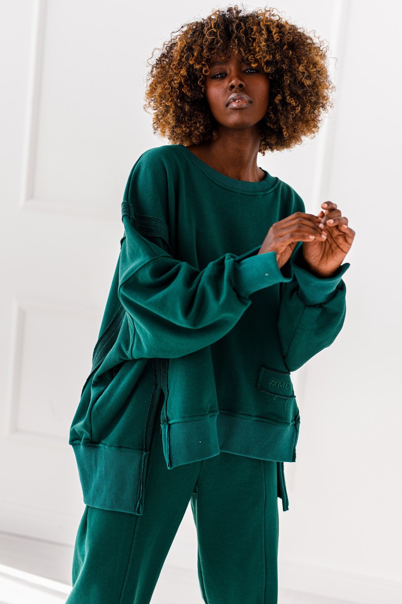 Bluza Kai - butelkowa zieleń