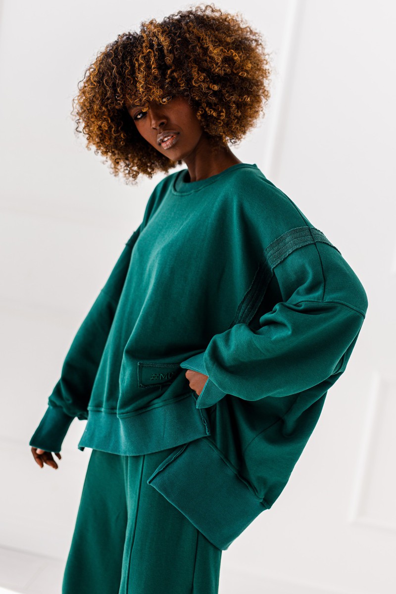 Bluza Kai - butelkowa zieleń