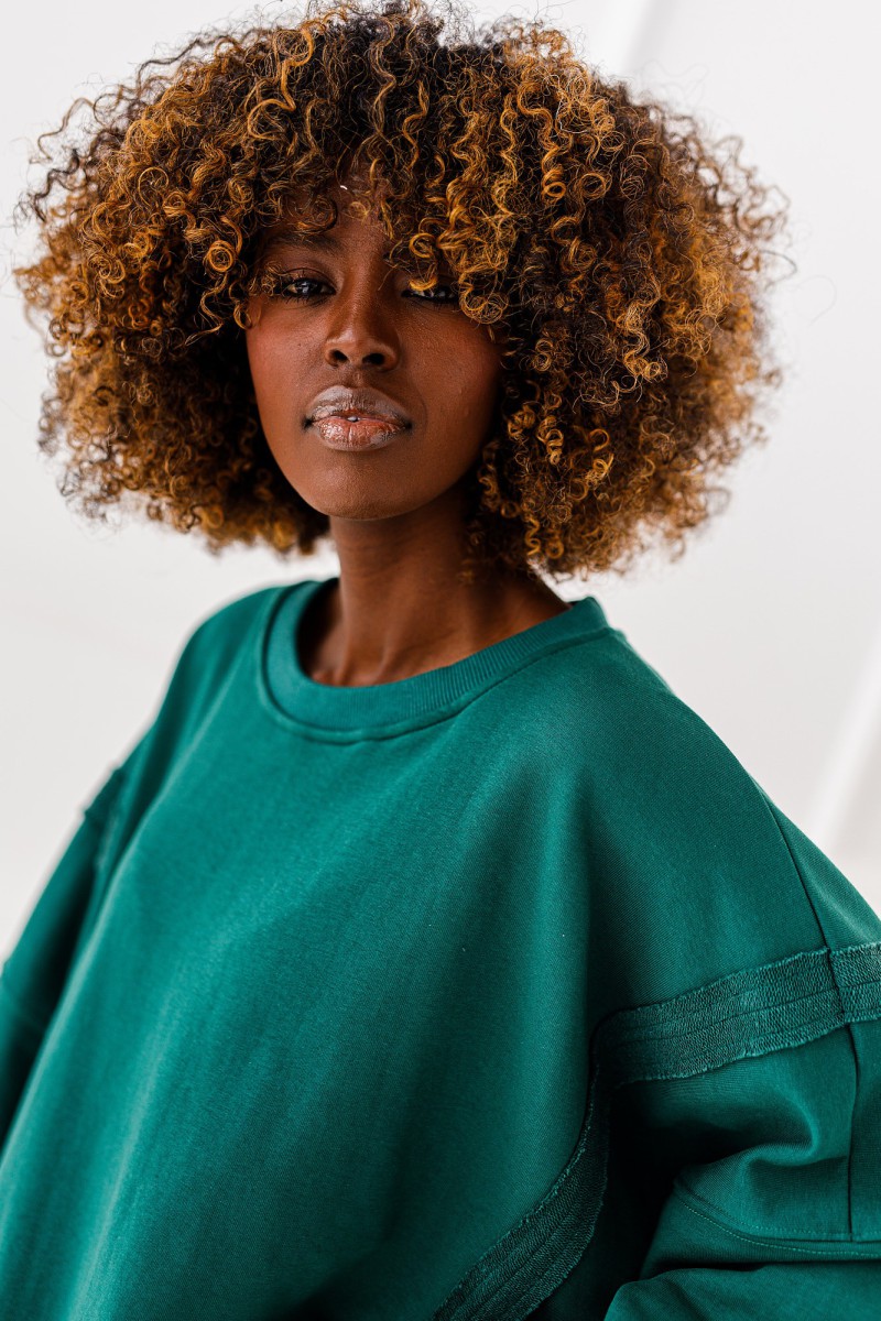 Bluza Kai - butelkowa zieleń