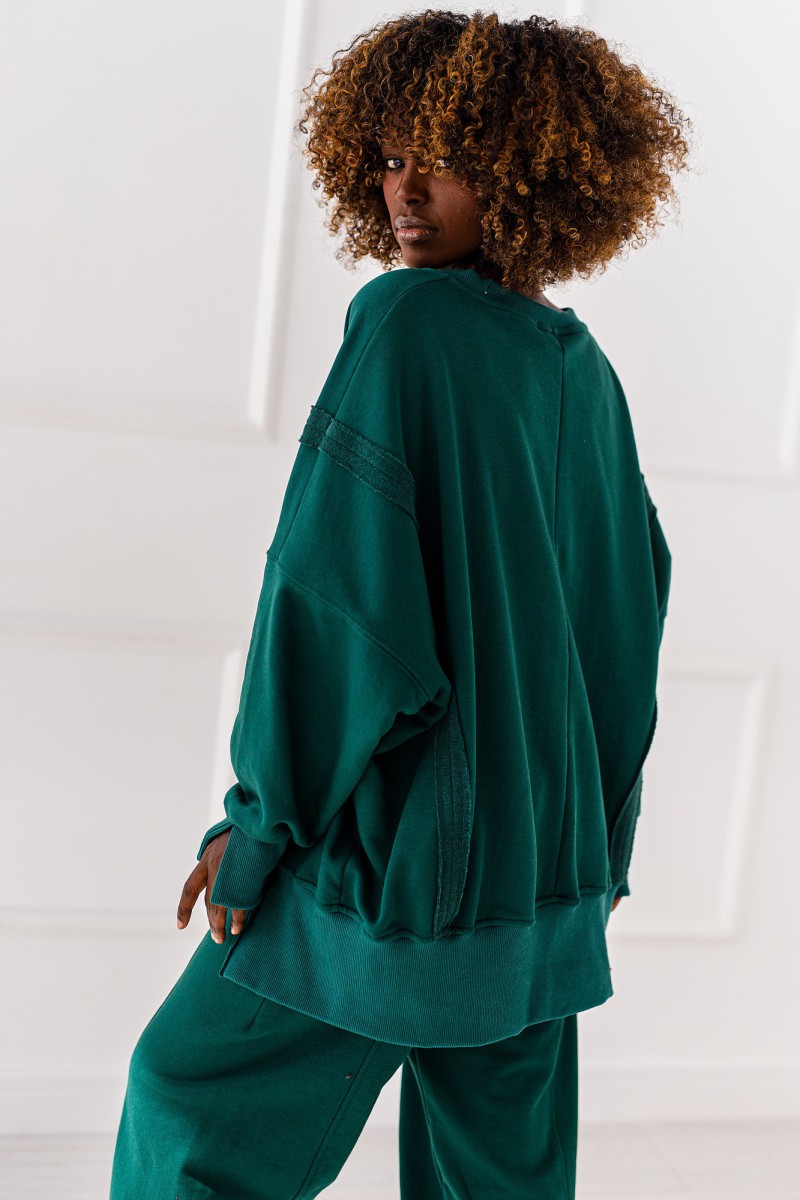 Bluza Kai - butelkowa zieleń