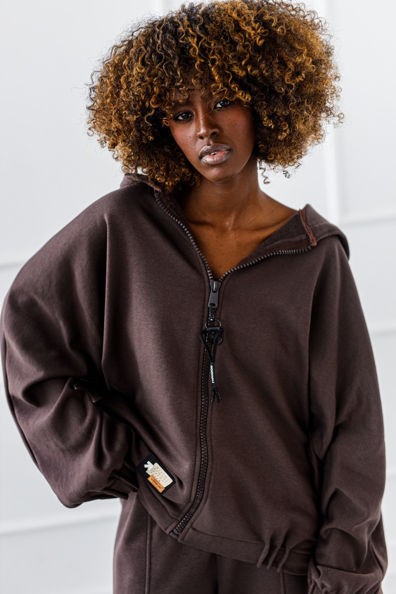 Bluza Karina - czekoladowa