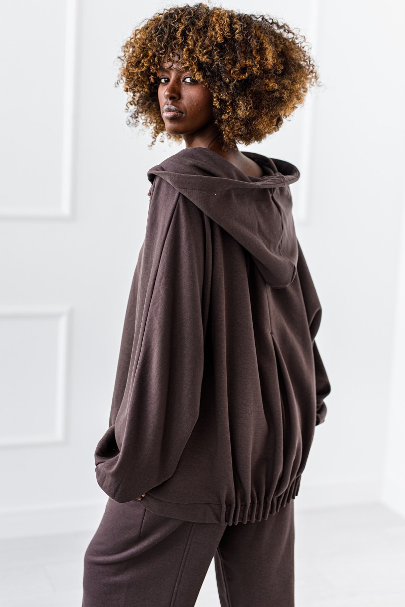 Bluza Karina - czekoladowa