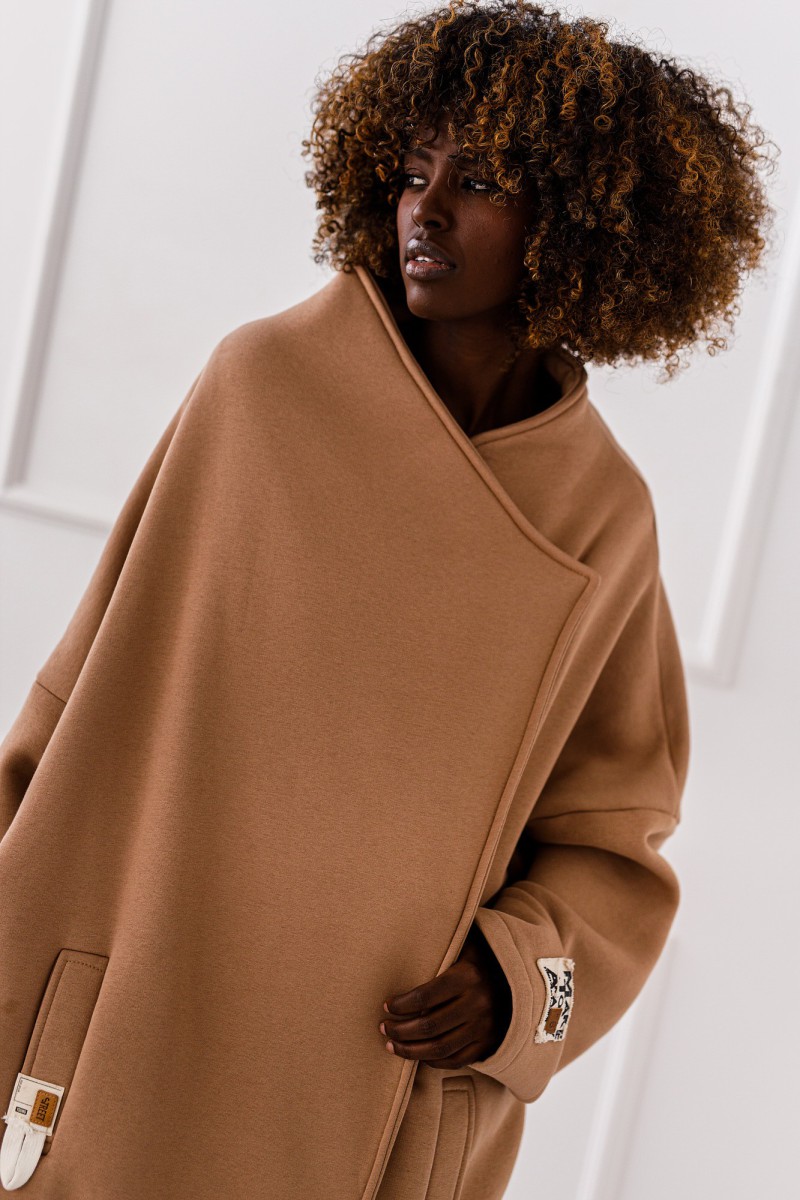 Płaszcz Warm Hug - camelowy