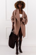 Płaszcz Warm Hug - ciemno beżowy