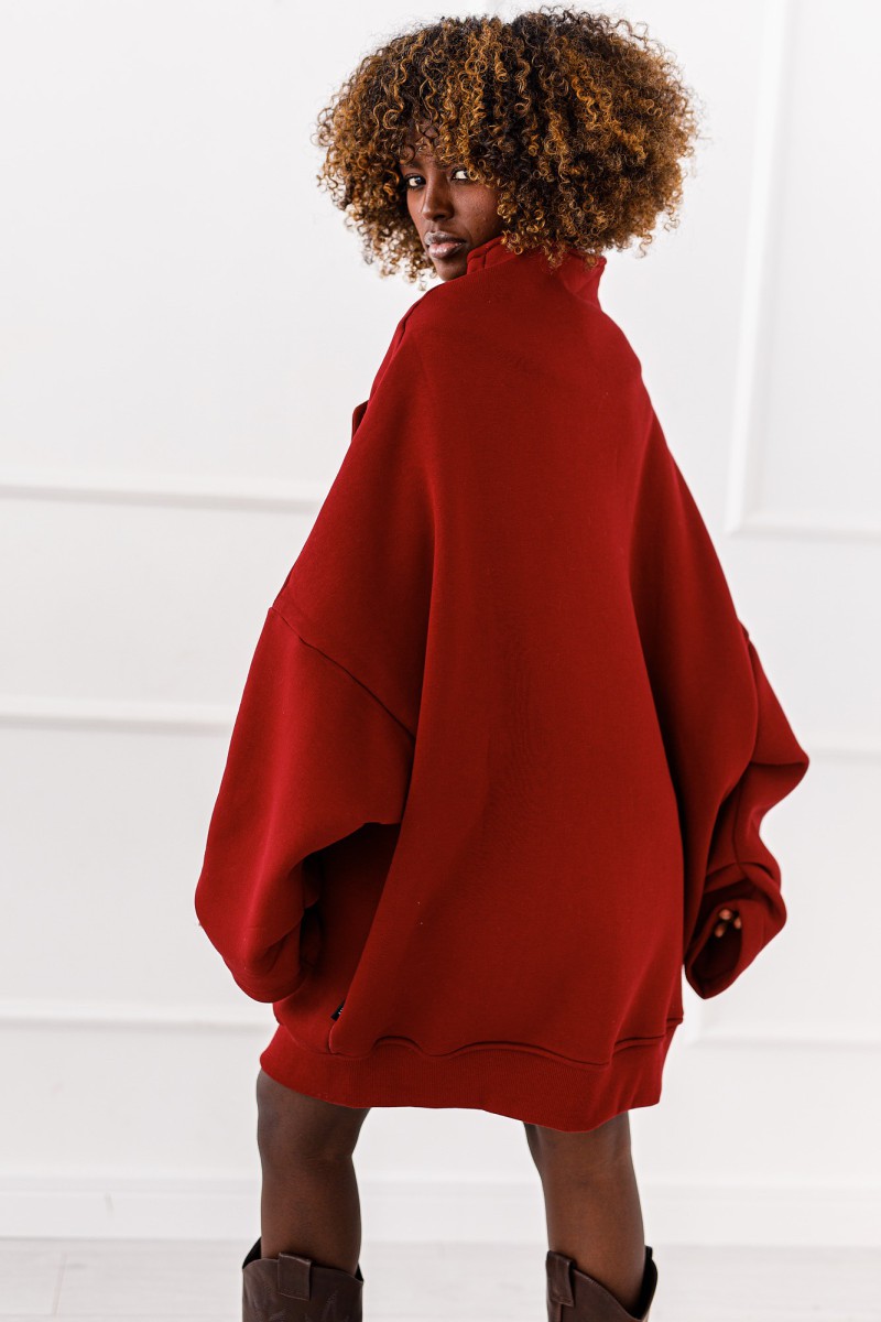 Płaszcz Warm Hug - bordowy