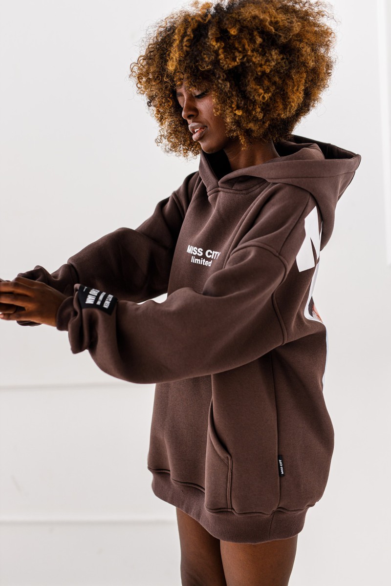 Bluza Cozy -czekoladowa