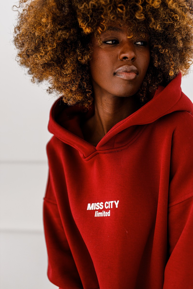 Bluza Cozy - bordowa