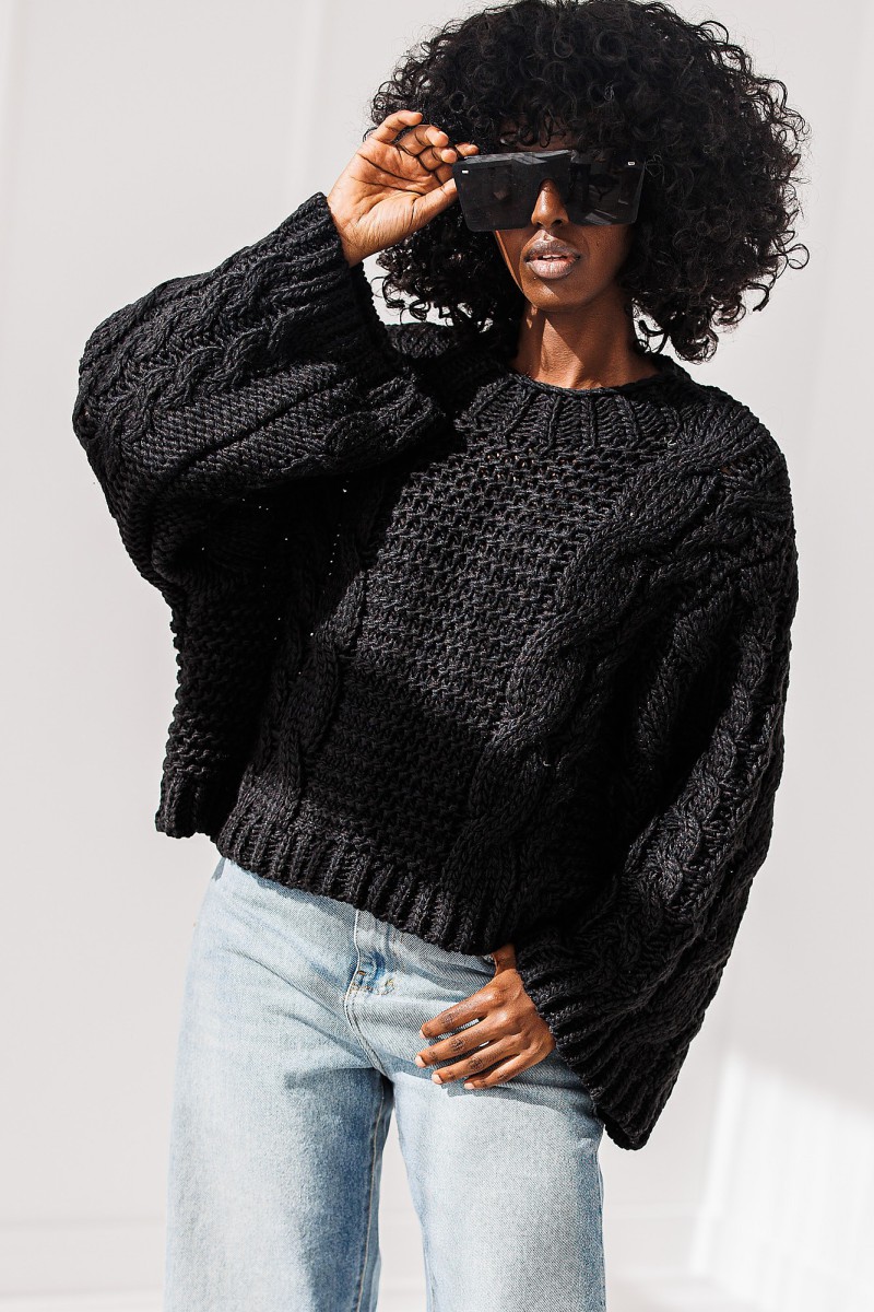 Sweter Sana - czarny