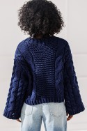 Sweter Sana - granatowy