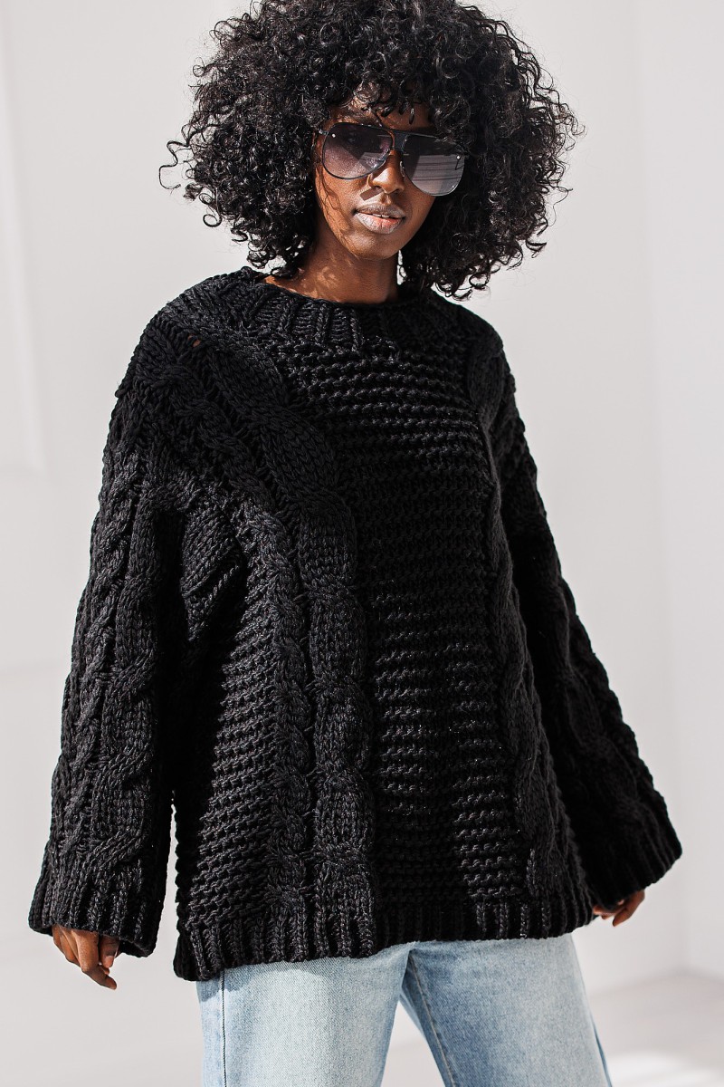 Sweter Mila - czarny