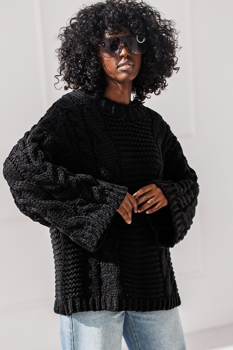 Sweter Mila - czarny