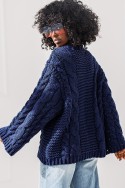Sweter Mila - granatowy