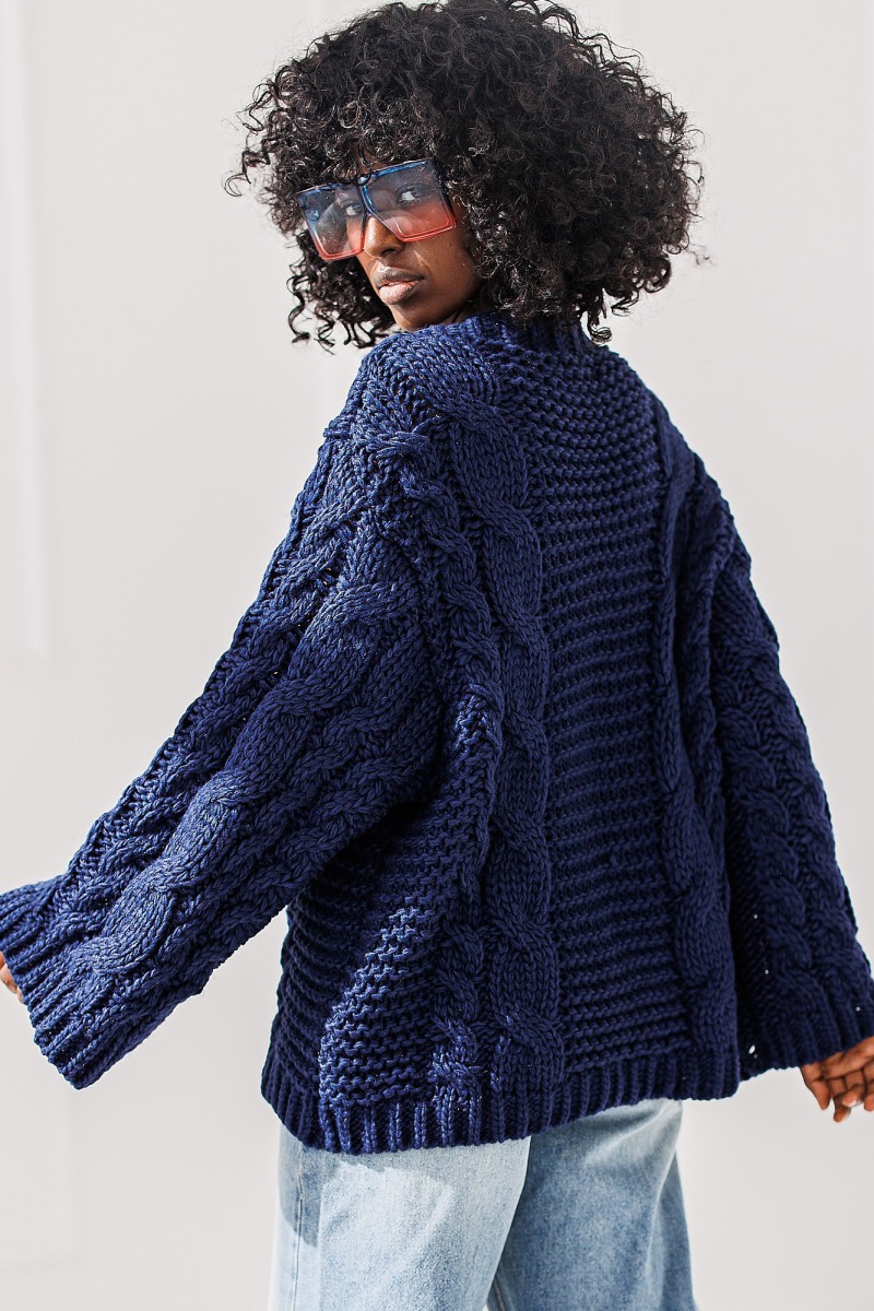 Sweter Mila - granatowy