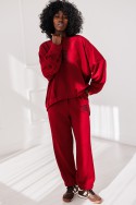 Dres Overthink Set - bordowy