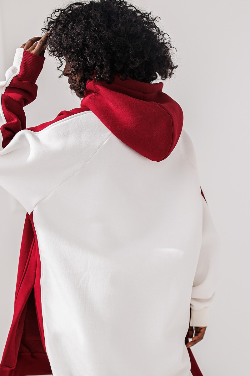 Bluza Soft Street - bordowa