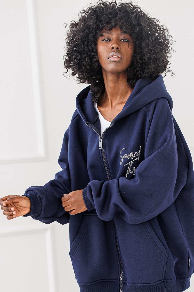 Bluza Chill Mode - granatowa
