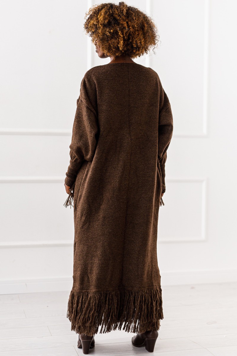 Kardigan Ivory Dream - czekoladowy