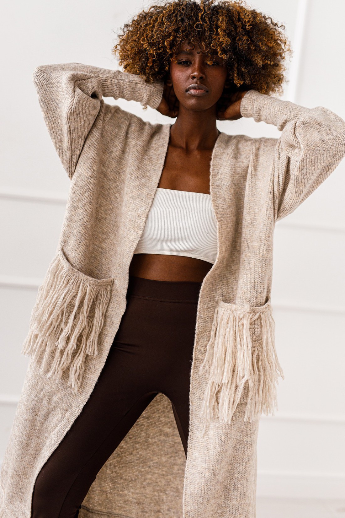 Kardigan Ivory Dream - beżowy