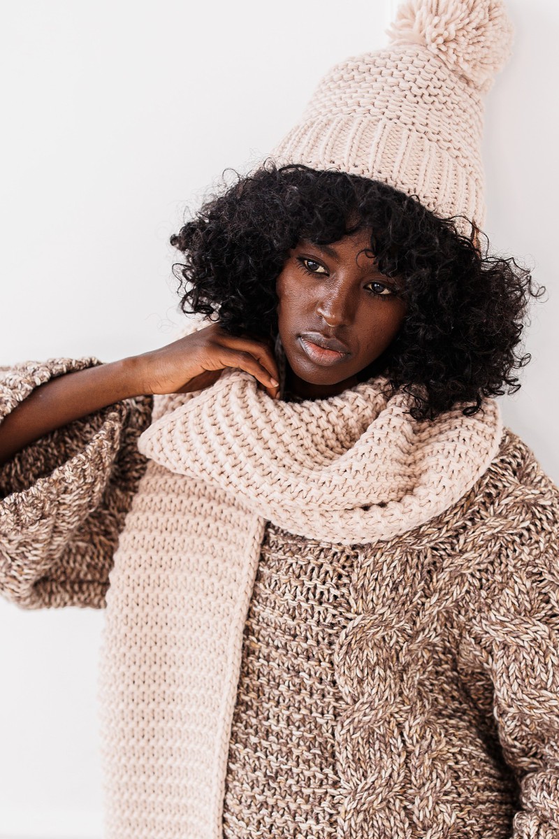 Komplet Cozy Set - jasny beż