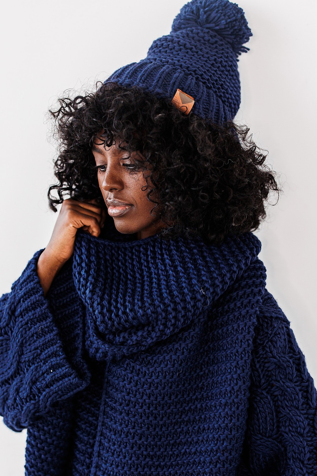 Komplet Cozy Set - granatowy