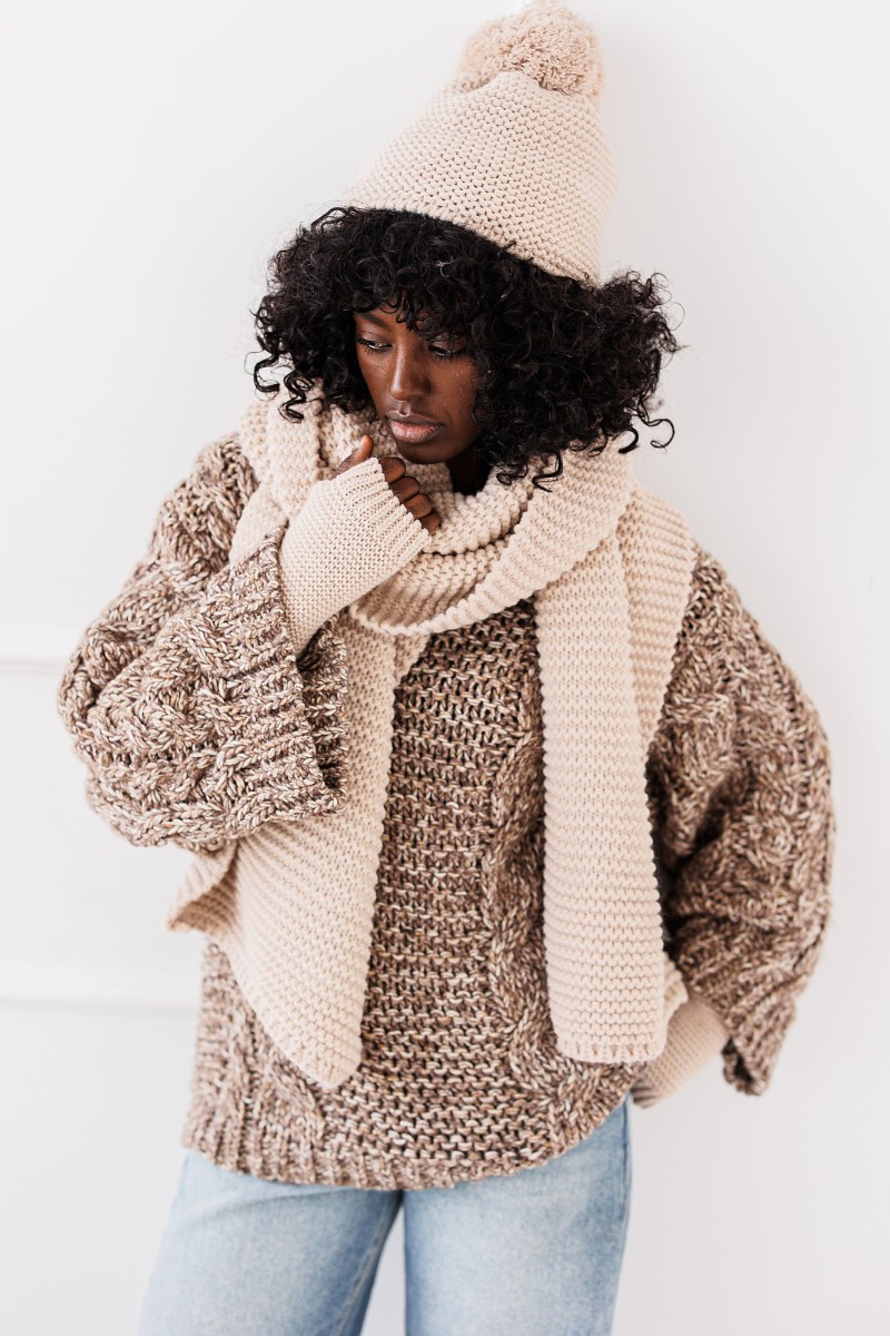 Komplet Soft Touch Set - beżowy