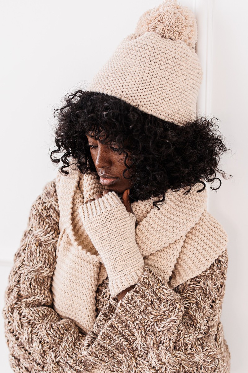 Komplet Soft Touch Set - beżowy