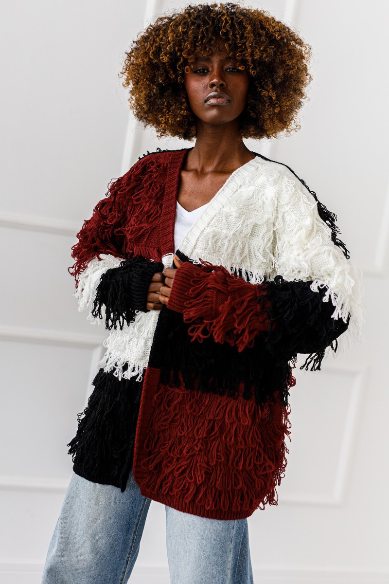 copy of copy of copy of Kardigan Boho Soft - beżowy