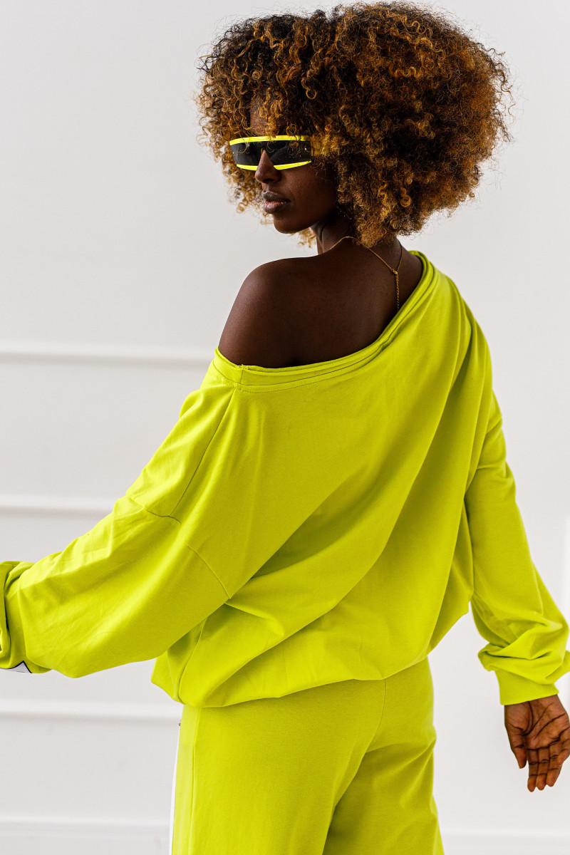 Bluza Skos - limonkowa