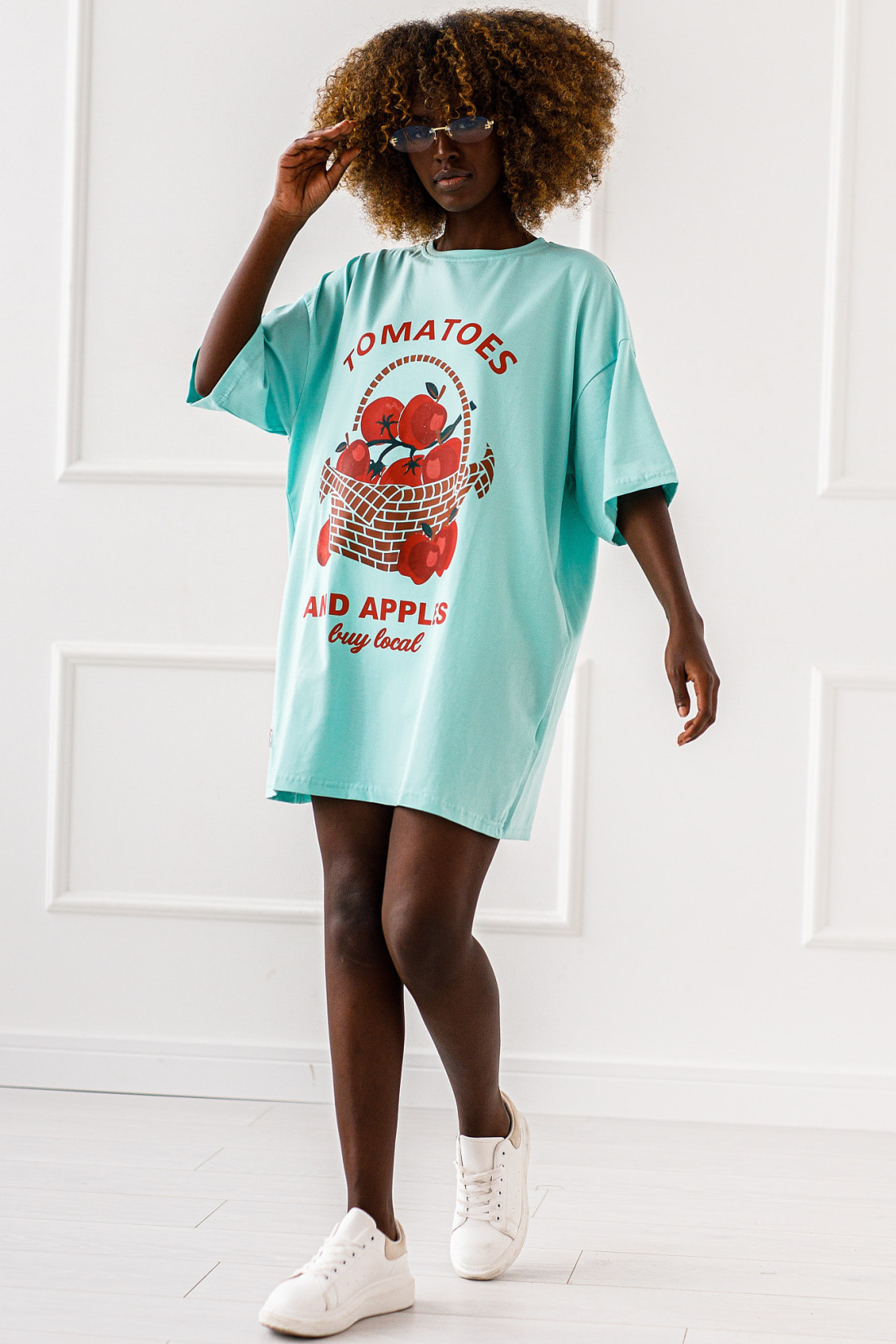 T - shirt Tomatoes - miętowy
